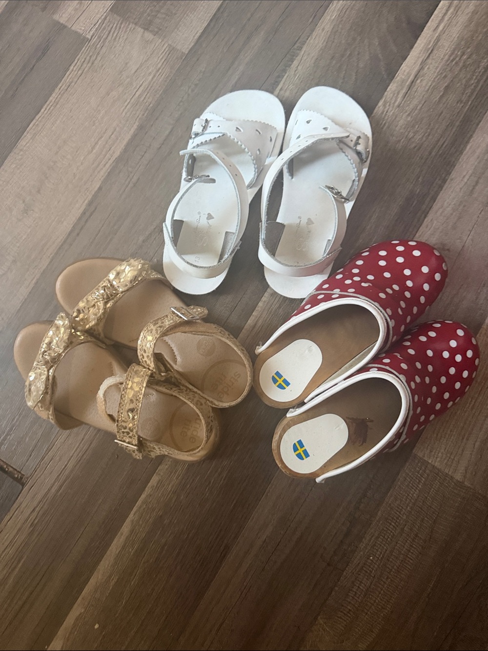3 pairs of sandles size 13